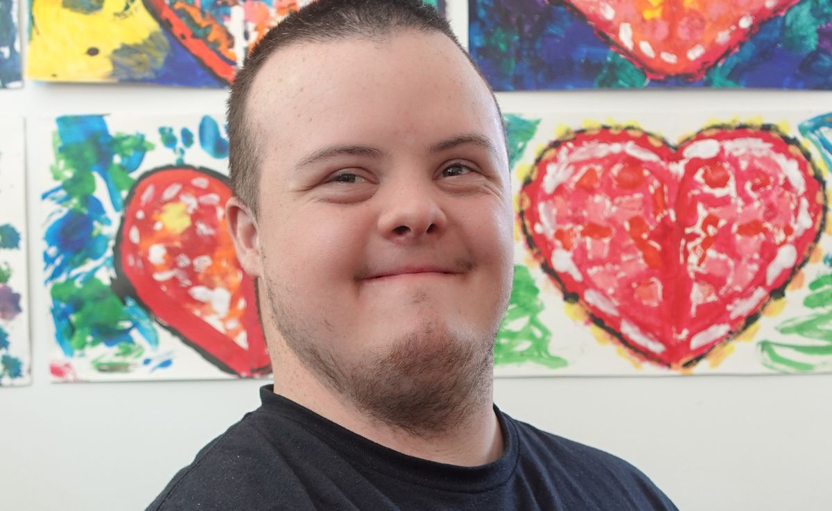 Image of a man standing in a garden