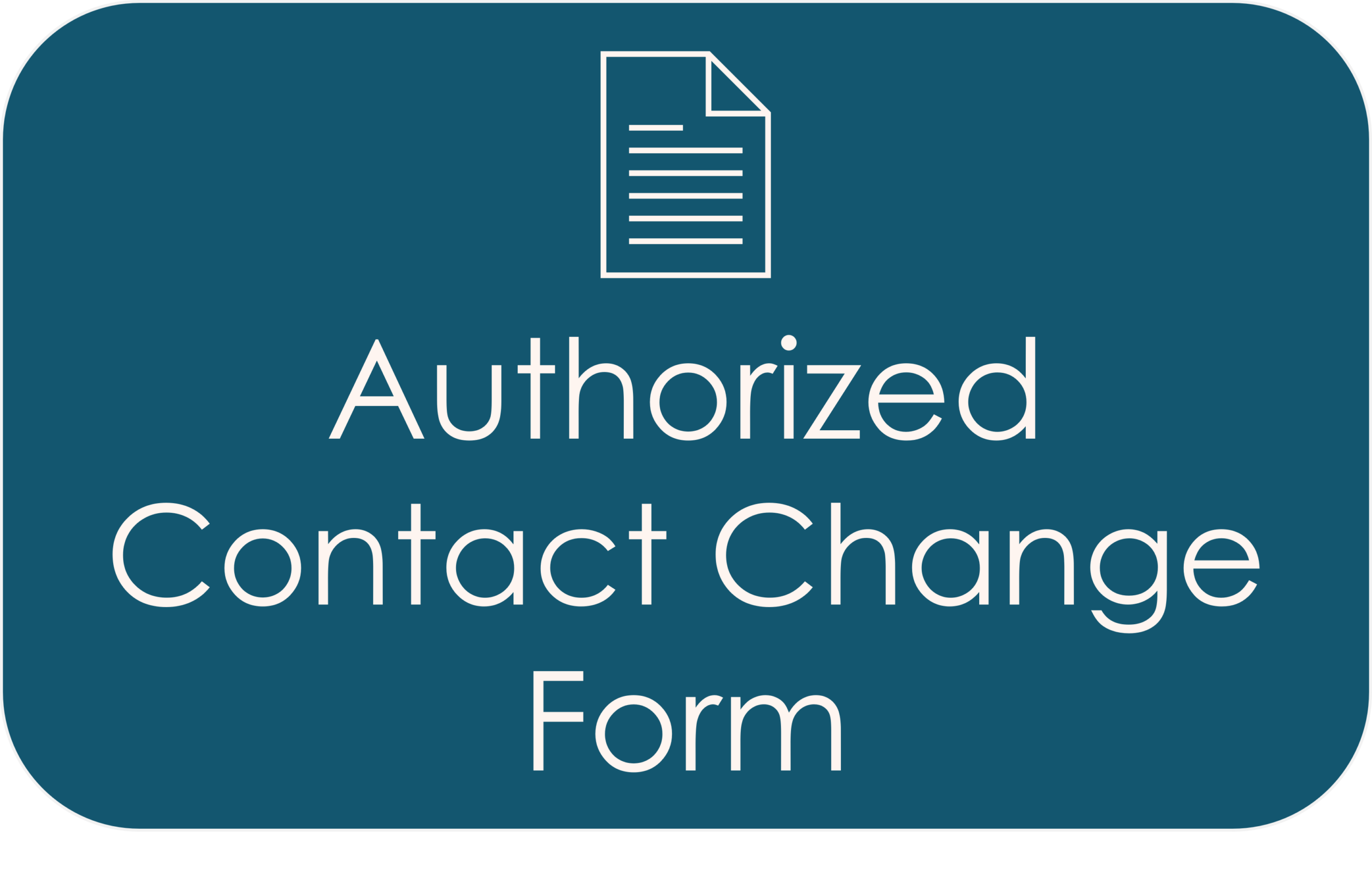 authorized change in contact form icon
