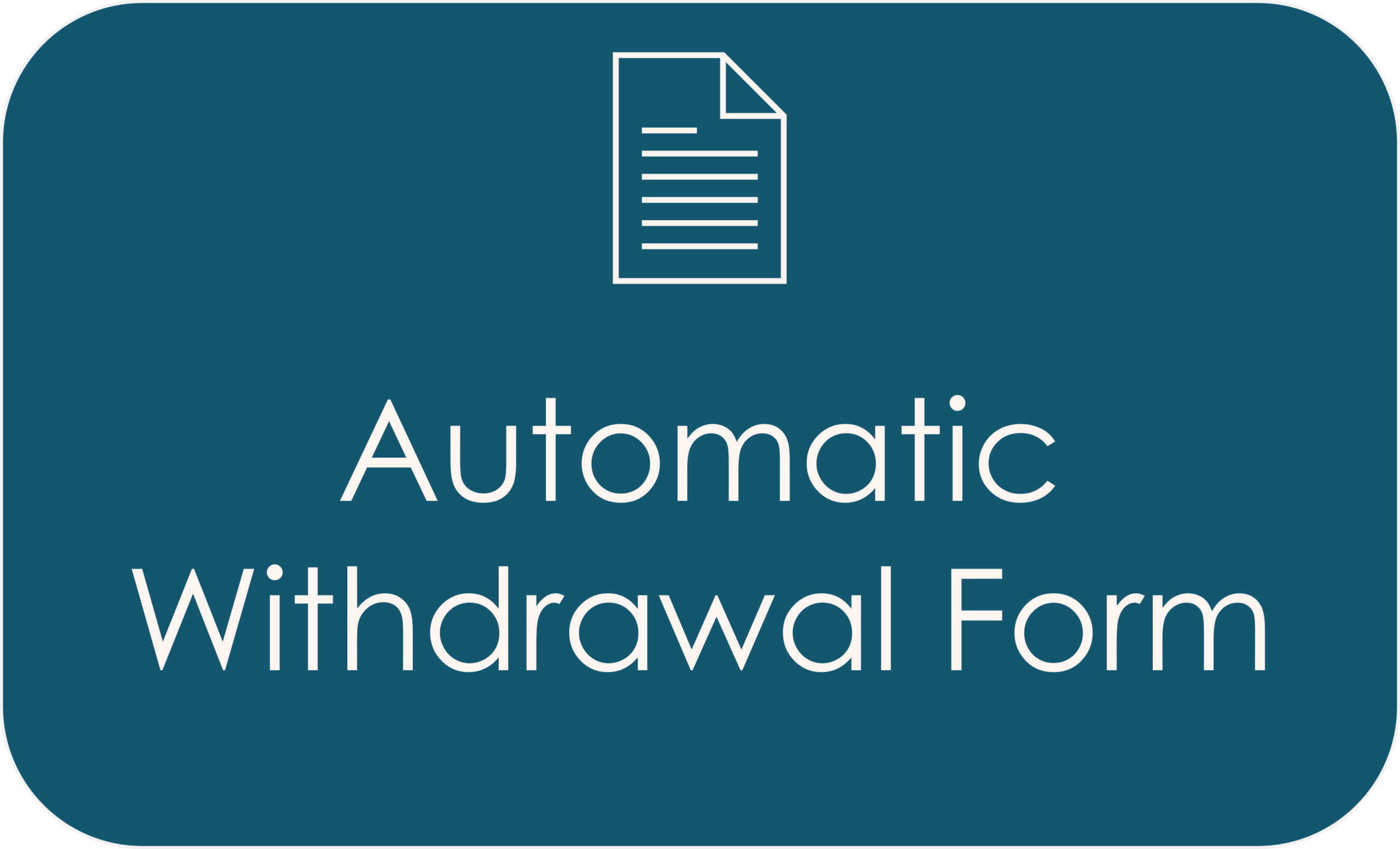 automatic withdrawal form icon