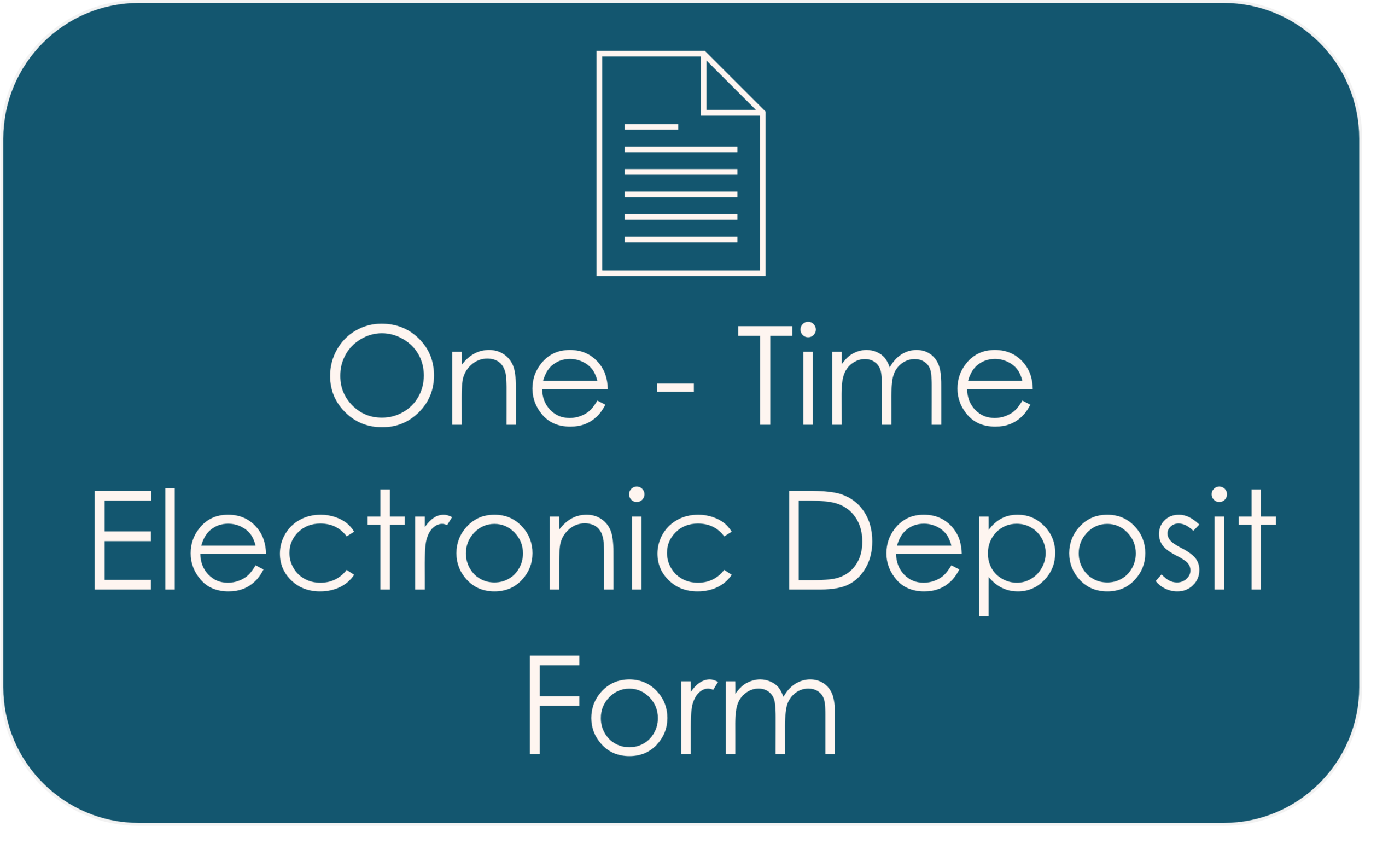 one time electronic deposit form doc icon